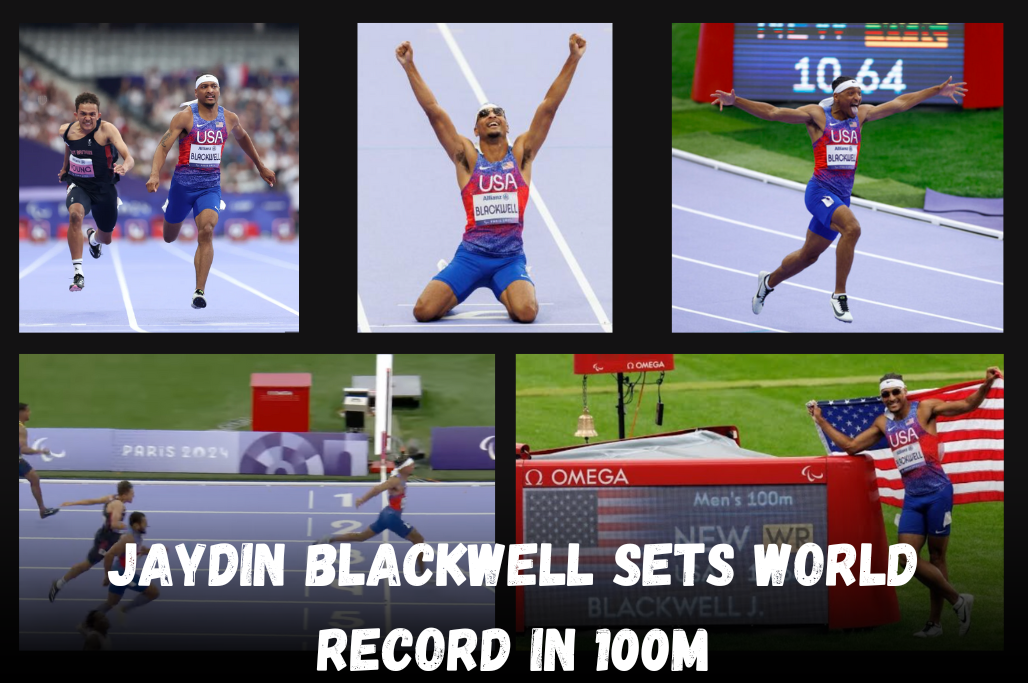 Jaydin Blackwell sets world record in 100m
